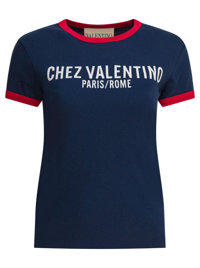 Valentino Classic Short-Sleeved Cotton T-Shirt