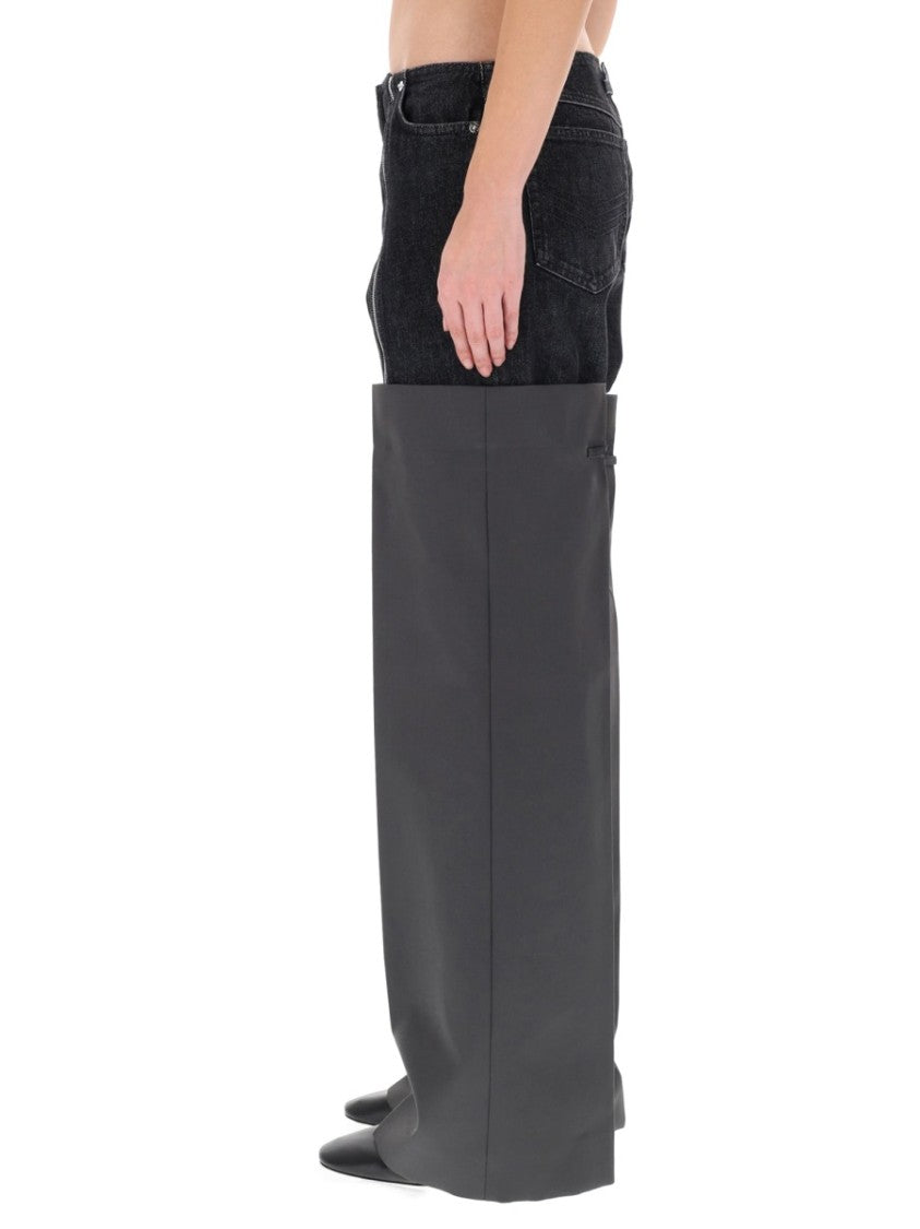 Jean Paul Gaultier Avant-Garde Grey Trousers