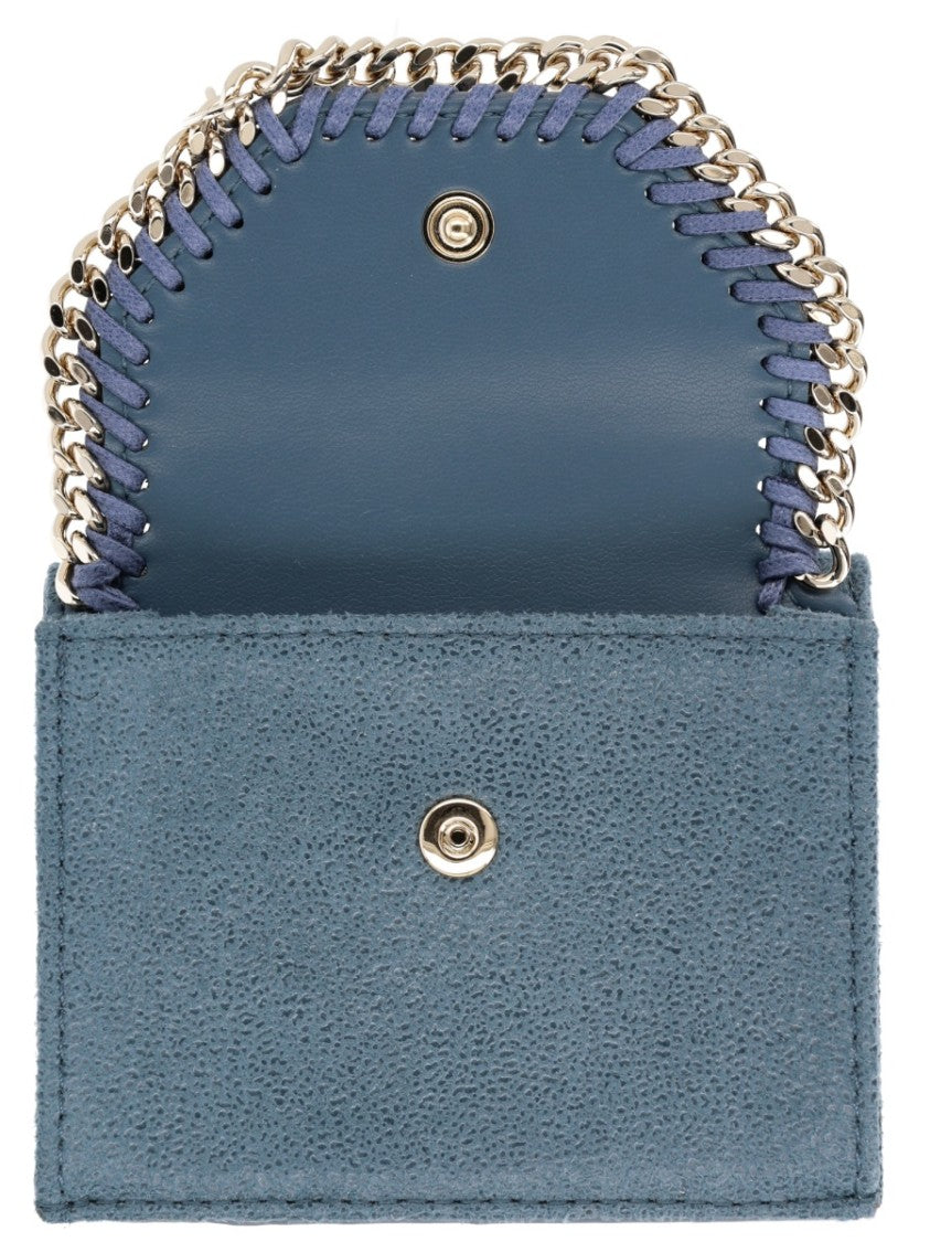 Stella Mccartney Falabella Suede Like Chain Wallet