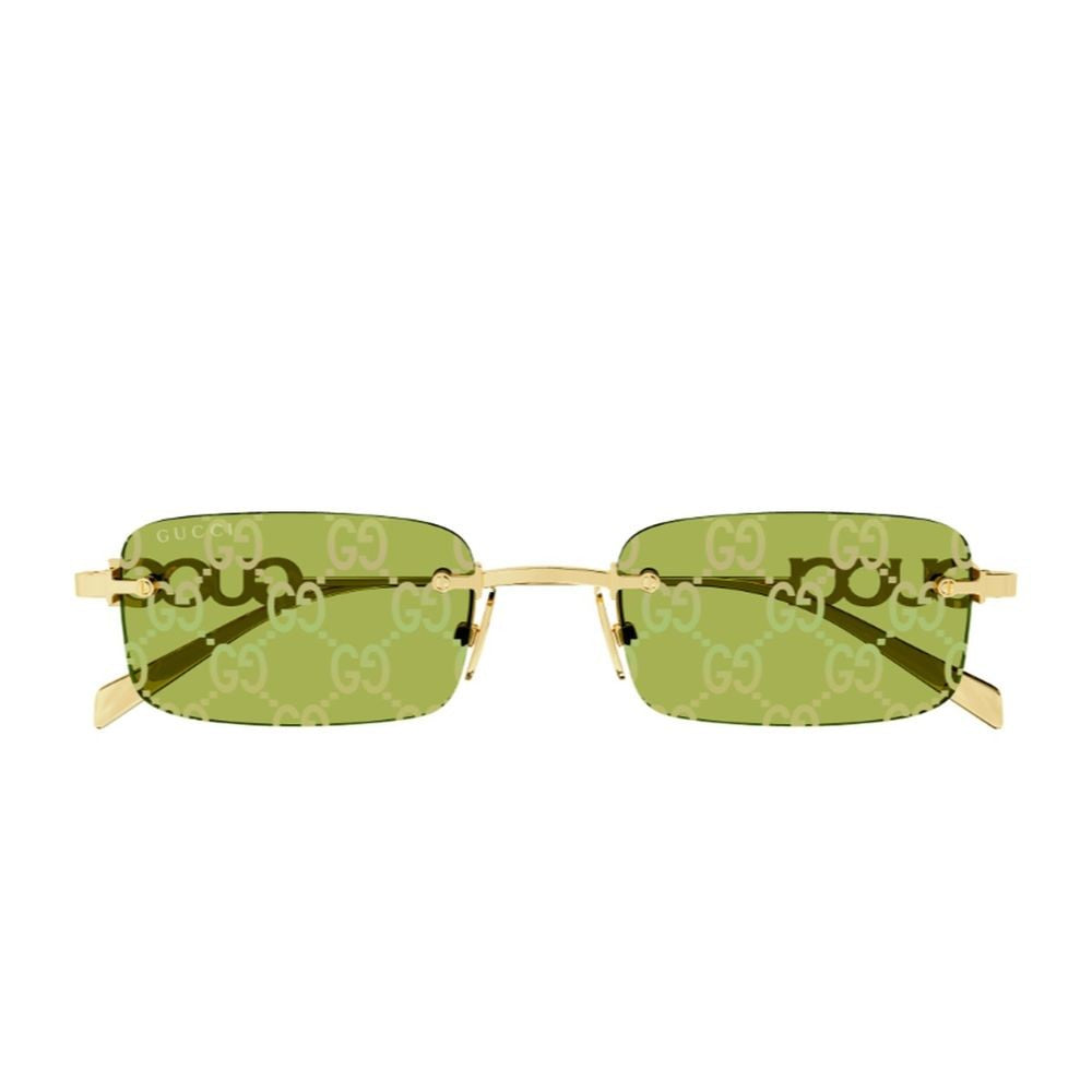 Gucci Gg1808s Linea Name Of Brand Rimless Gold-Tone Metal Sunglasses