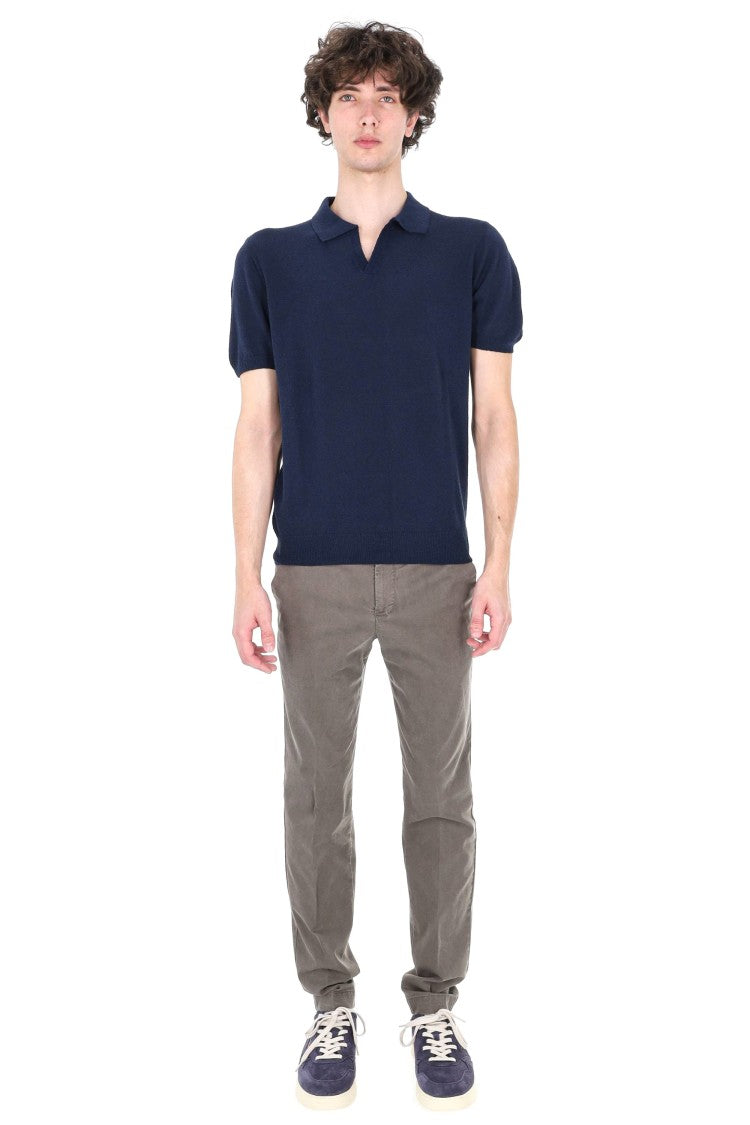 Drumohr Light Cotton Toweling Polo Shirt