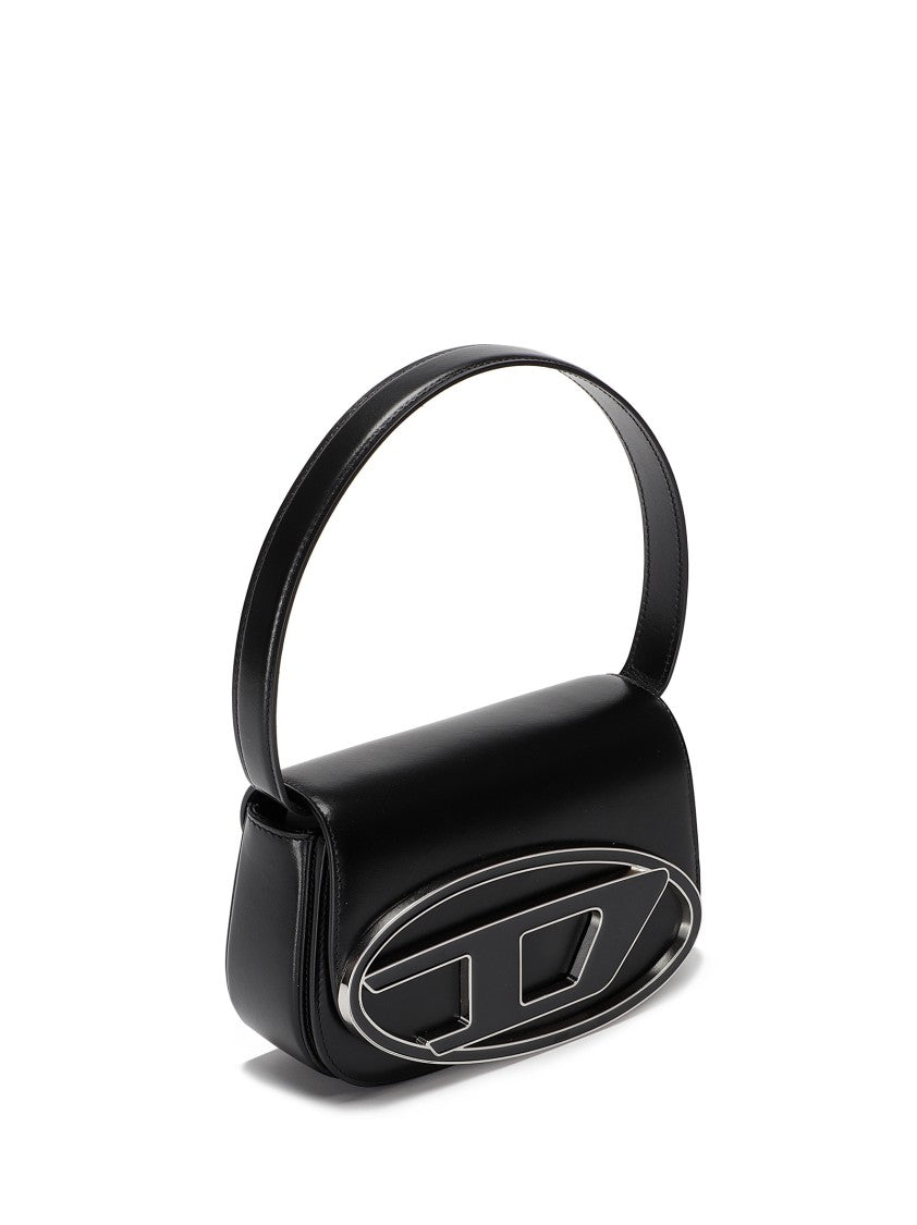 Diesel Black Leather Shoulder Bag