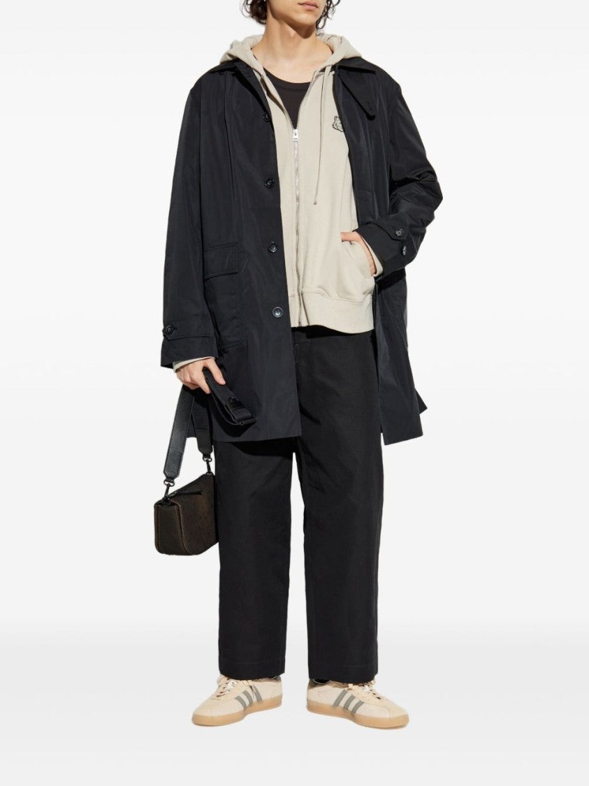 Maison Kitsuné Beige Hoodie With Front Zip Fastening