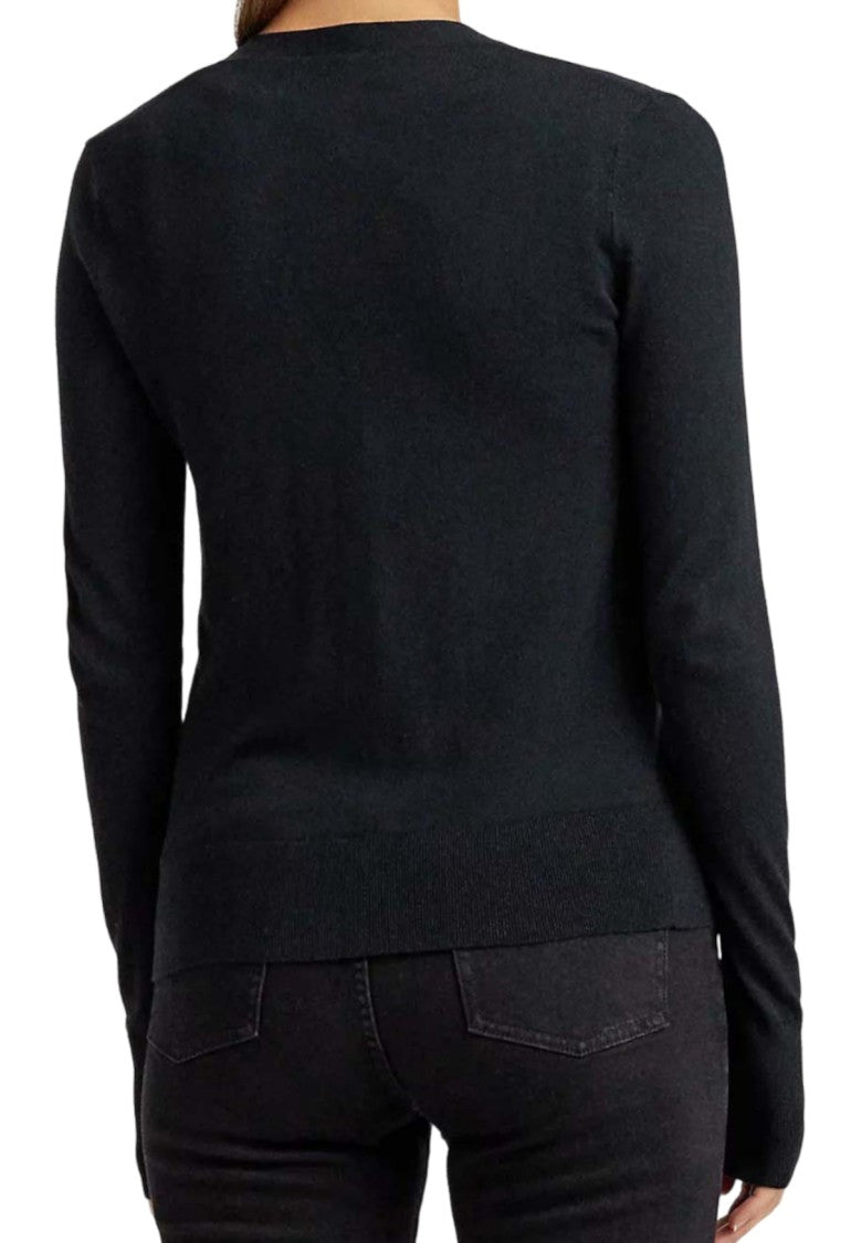 Lauren Ralph Lauren Long Sleeve Cotton-Modal Cardigan With V-Neckline
