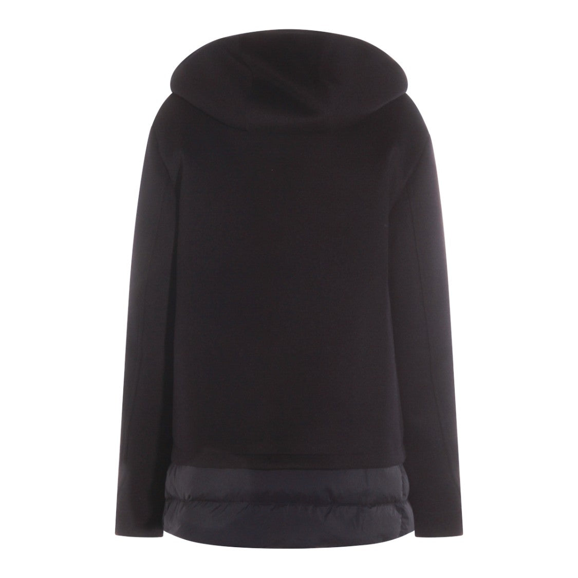 Moorer Navy Wool Down Jacket