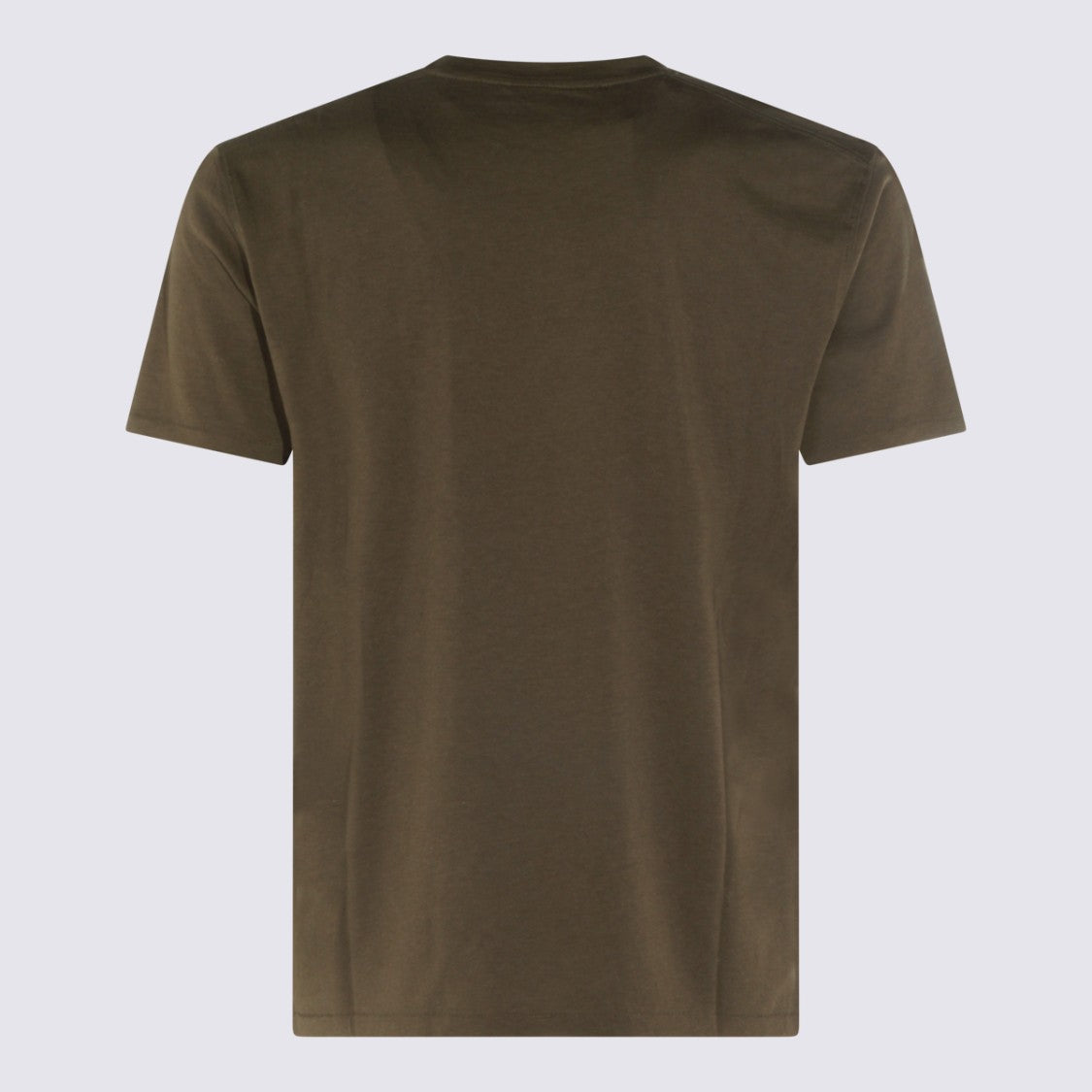 Tom Ford Brown Short-Sleeved T-Shirt With Classic Crew Neckline