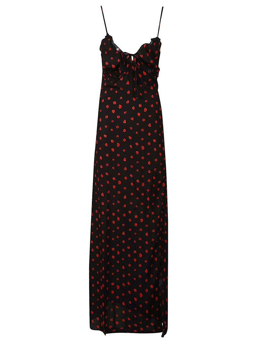 Mar De Margaritas Riley Long Spaghetti Strap Floral Maxi Dress