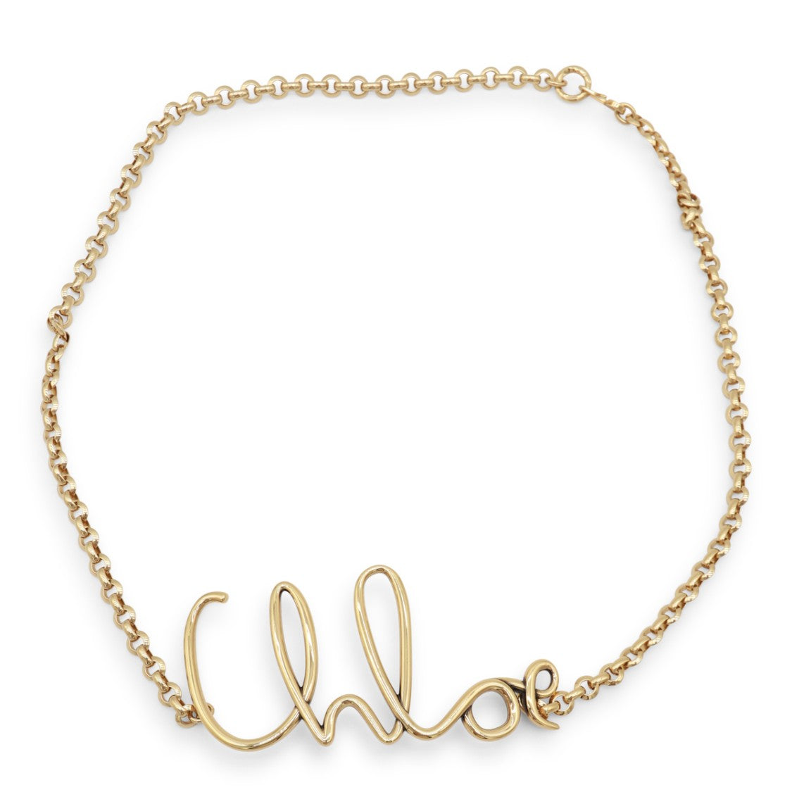 Chloé Gold Chain Fastening Belt