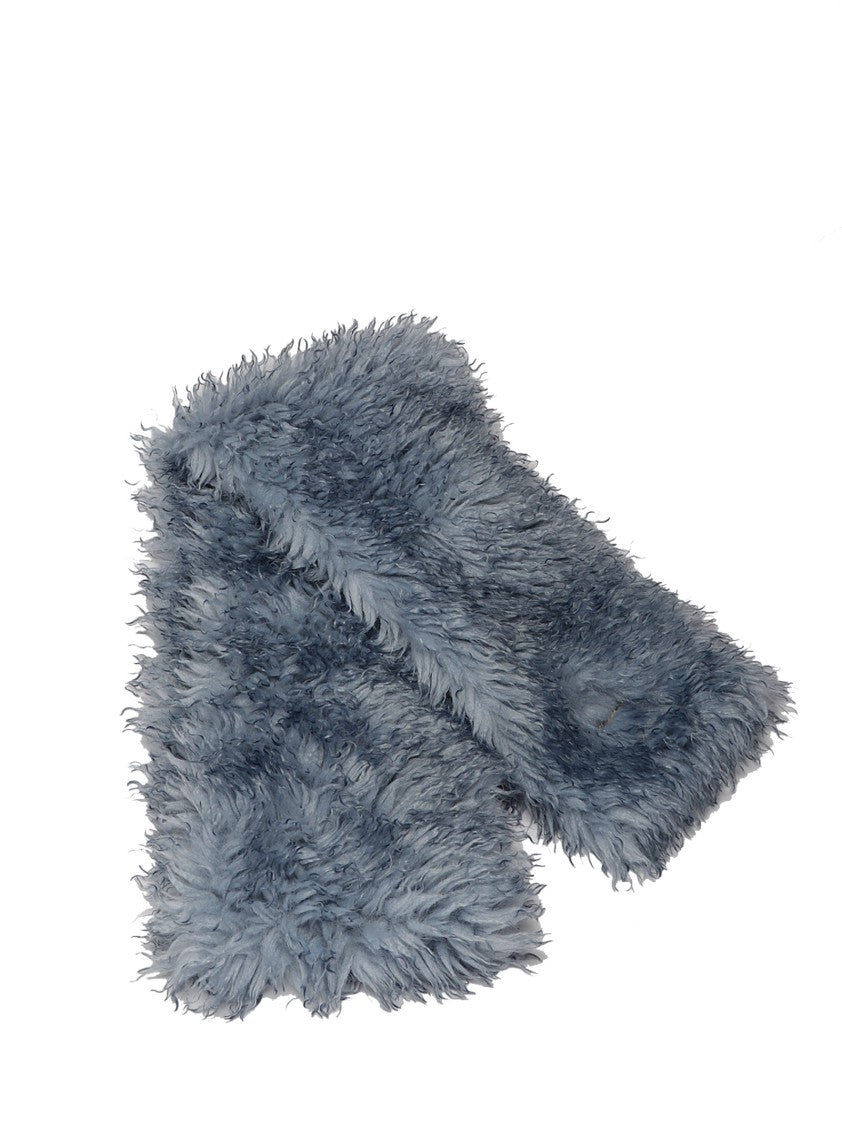 Ganni Long Pile Alternative Scarf