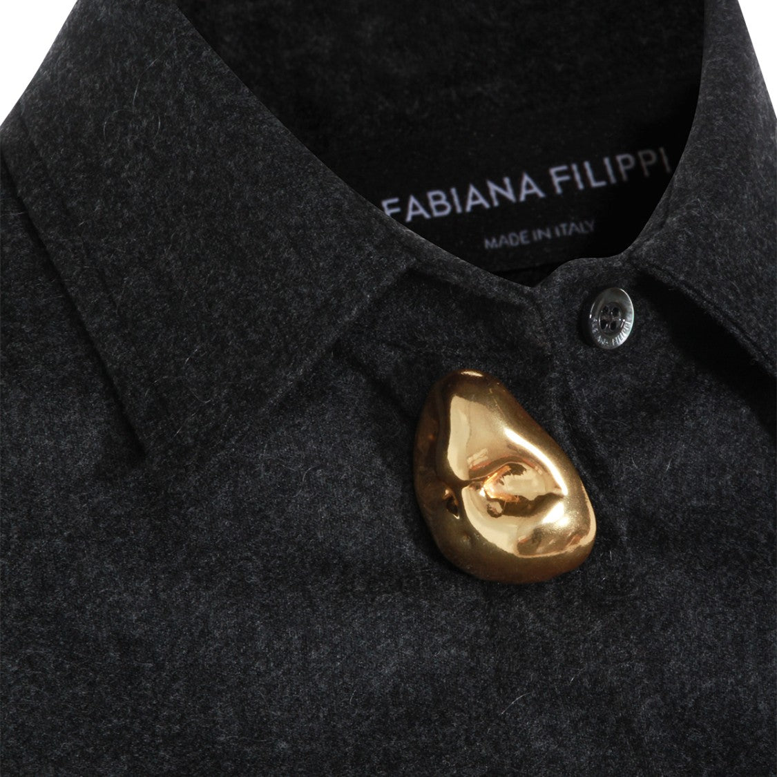 Fabiana Filippi Dark Grey Wool Shirt