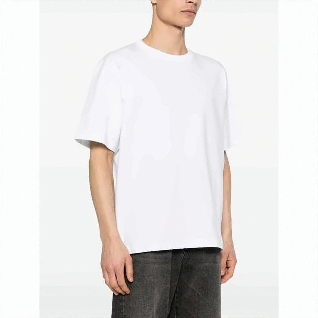 Canada Goose Classic Crew Neck White T-Shirt With Subtle Sleeve Patch