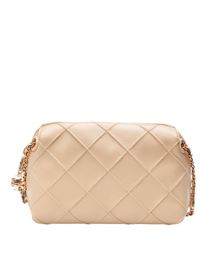 Tory Burch Quilted Leather Crossbody Bag With Braided Strap