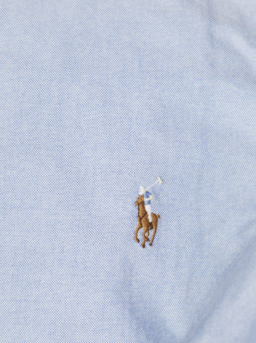 Polo Ralph Lauren Structured Button-Down Shirt With Curved Hem