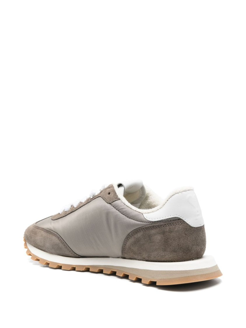 Ami Paris Low-Top Sneakers With Suede Panels