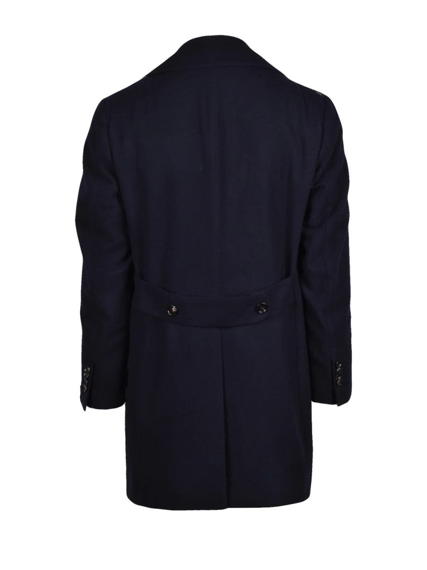 Luigi Borrelli Napoli Virgin Wool Double-Breasted Coat