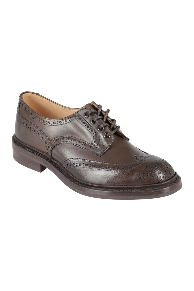 Tricker's Bourton Derby Shoes With Intricate Perforated Detailing