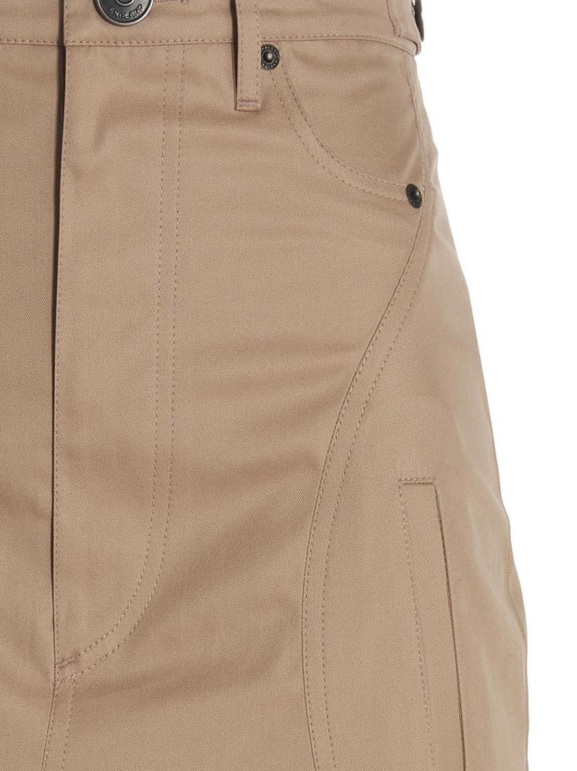 Burberry Button-Closure Maxi Skirt With Flattering Silhouette