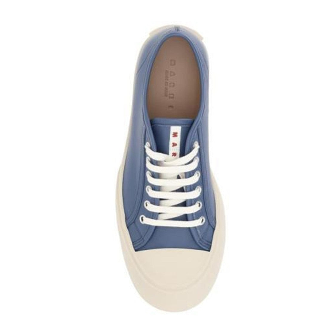 Marni Calf Hair And Leather Sneakers With Chunky Sole