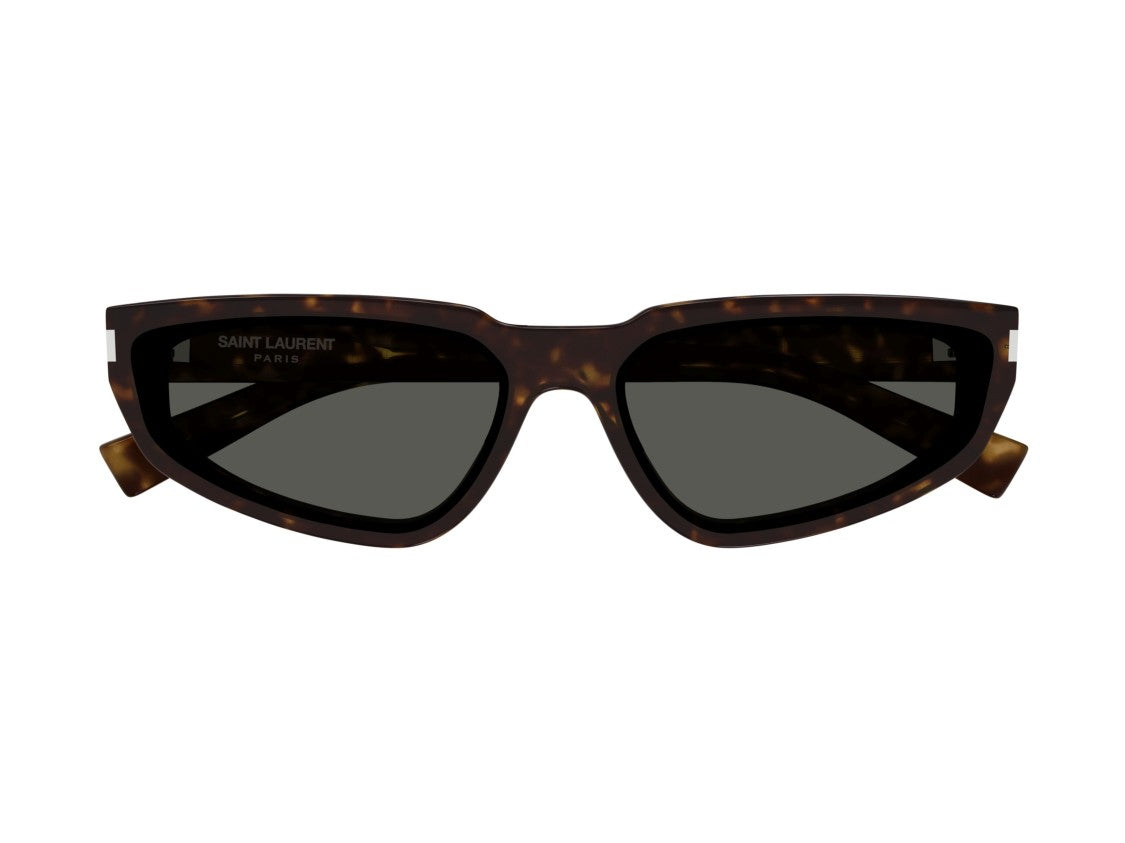 Saint Laurent Sl 634 Nova Metallic Tortoiseshell Oversized Cat-Eye Sunglasses
