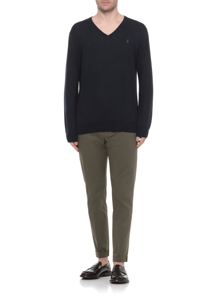 Polo Ralph Lauren Blue Pony Cotton Sweater
