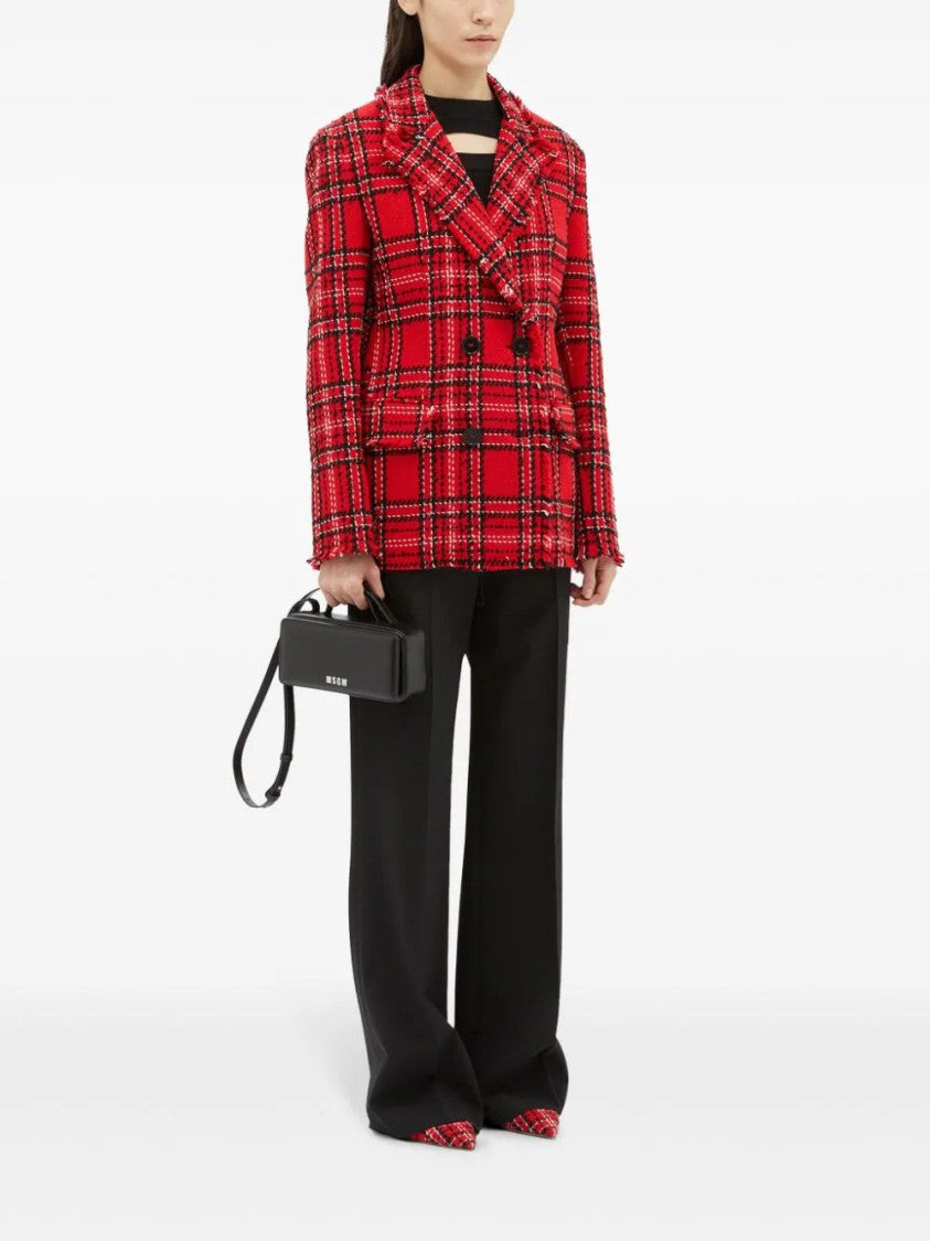 Msgm Tailored Cotton Trousers