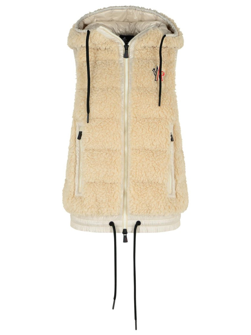Moncler Grenoble 'Teddy' Brown Polyester Vest
