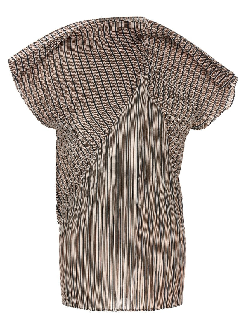 Issey Miyake 'Generic Stripes (Machine Pleats)' Top