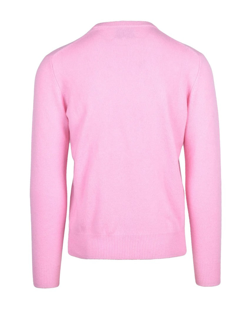 Mc2 Saint Barth Crew Neck Pullover Sweater In Soft Wool Finish