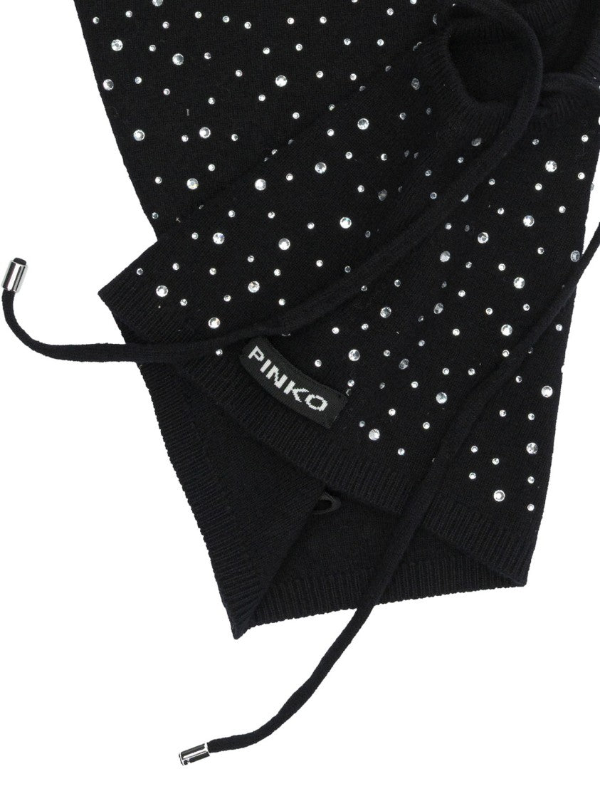 Pinko Black Wool Hat With Snug Fit
