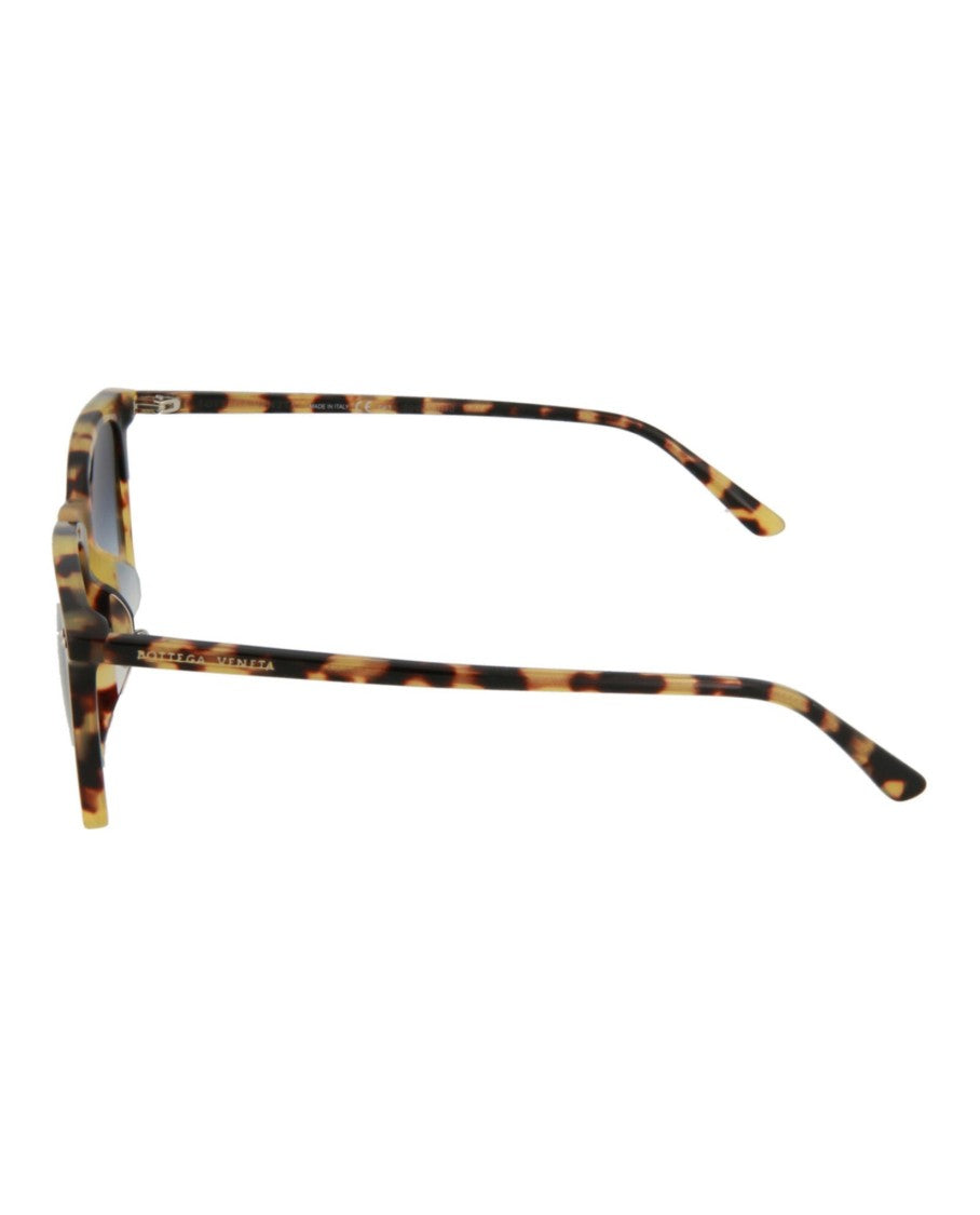 Bottega Veneta Square-Frame Acetate Sunglasses With Tortoiseshell Pattern