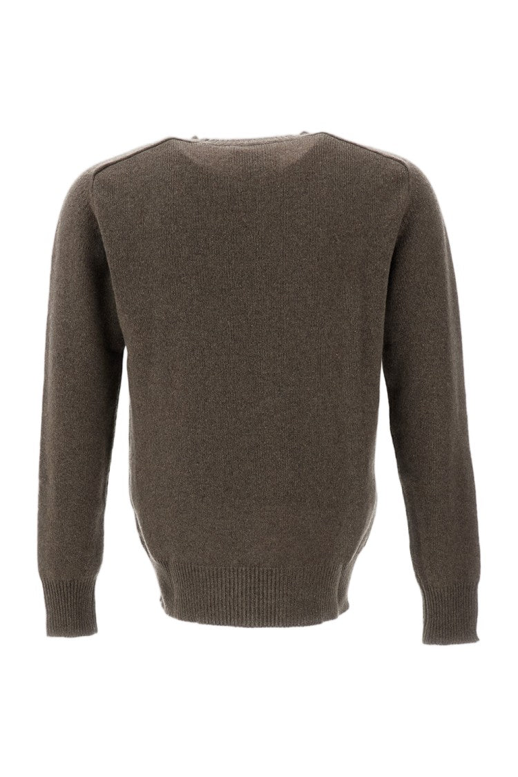 Customer Lovers Grey Crewneck Cashmere Sweater