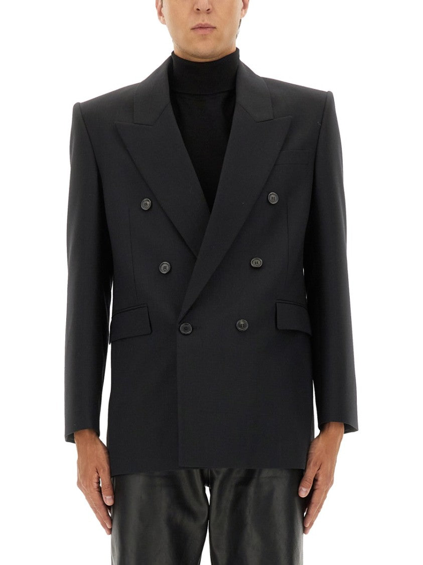 Saint Laurent Double-Breasted Wool Jacket