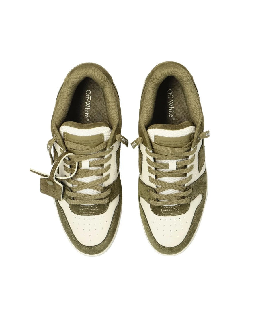Off-White Out Of Office Calfskin Suede Sneakers