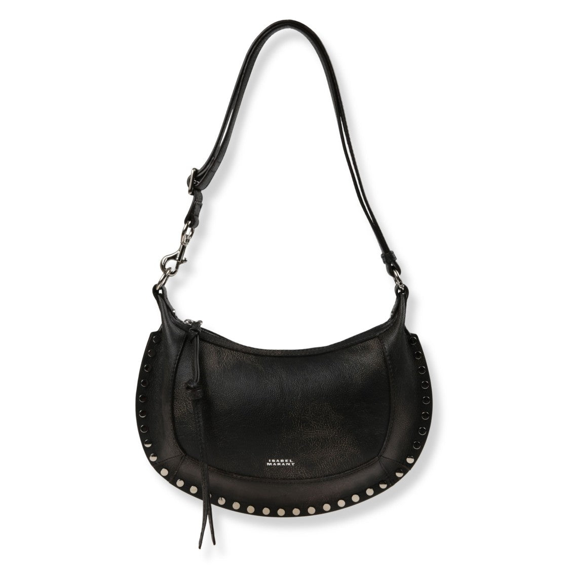 Isabel Marant Crescent-Shaped Shoulder Bag With Decorative Studs