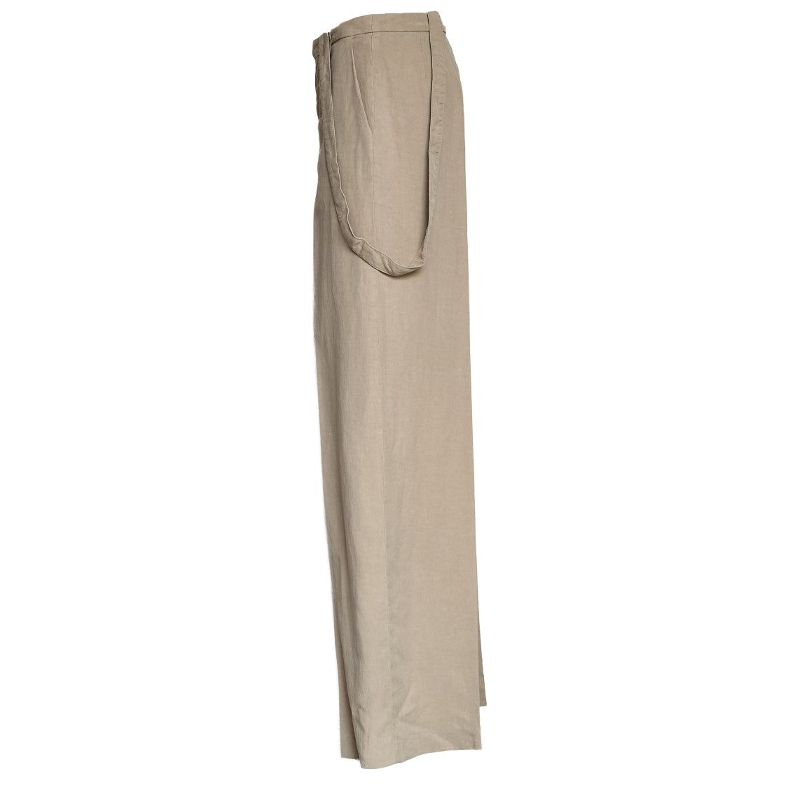 Dondup Tecla Detachable Suspenders Wide-Leg Pants