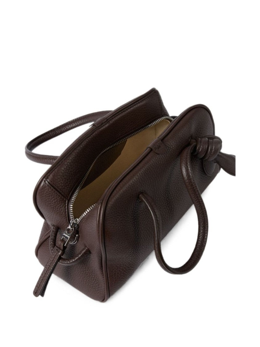 Jacquemus Brown Elongated Knot Handle Bag
