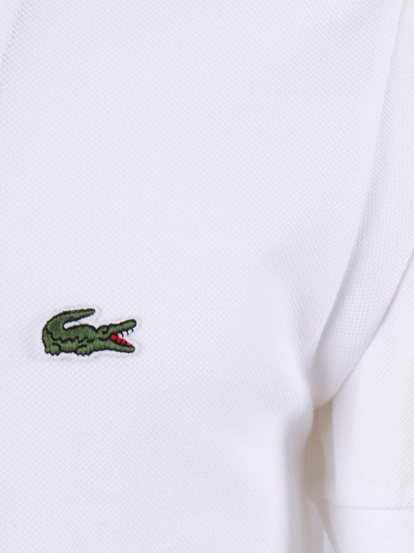 Lacoste Short Sleeve Textured Cotton Polo Shirt