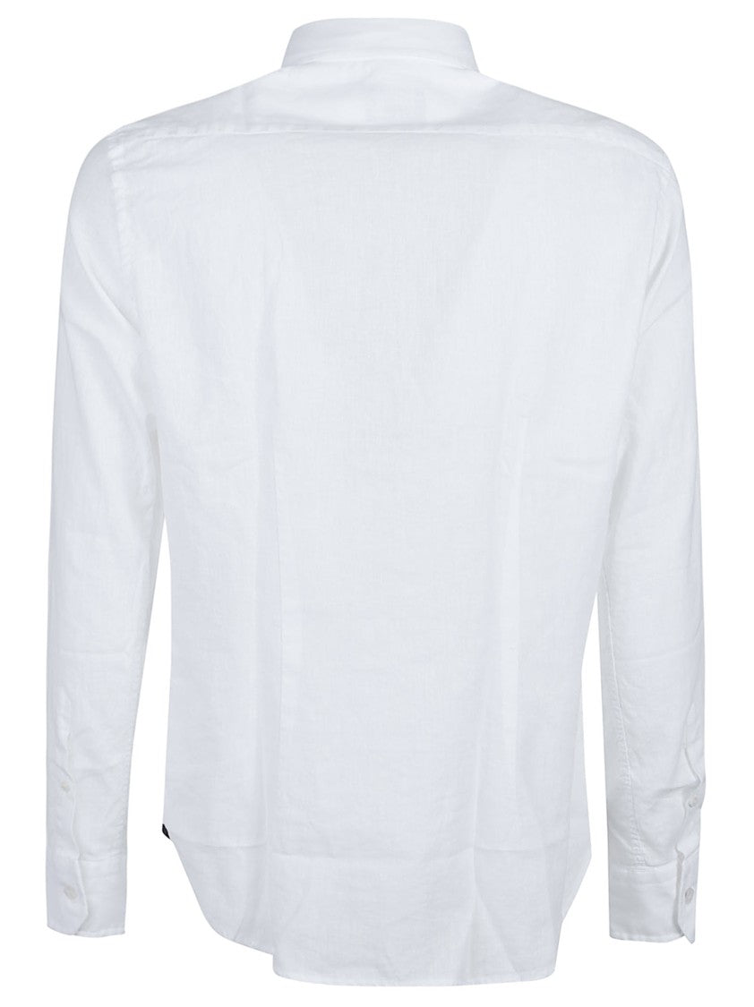Orian Long Sleeve Slim Linen Blend Shirt