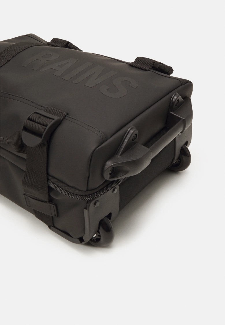 Rains Black Texel Cabin Bag Mini Trolley