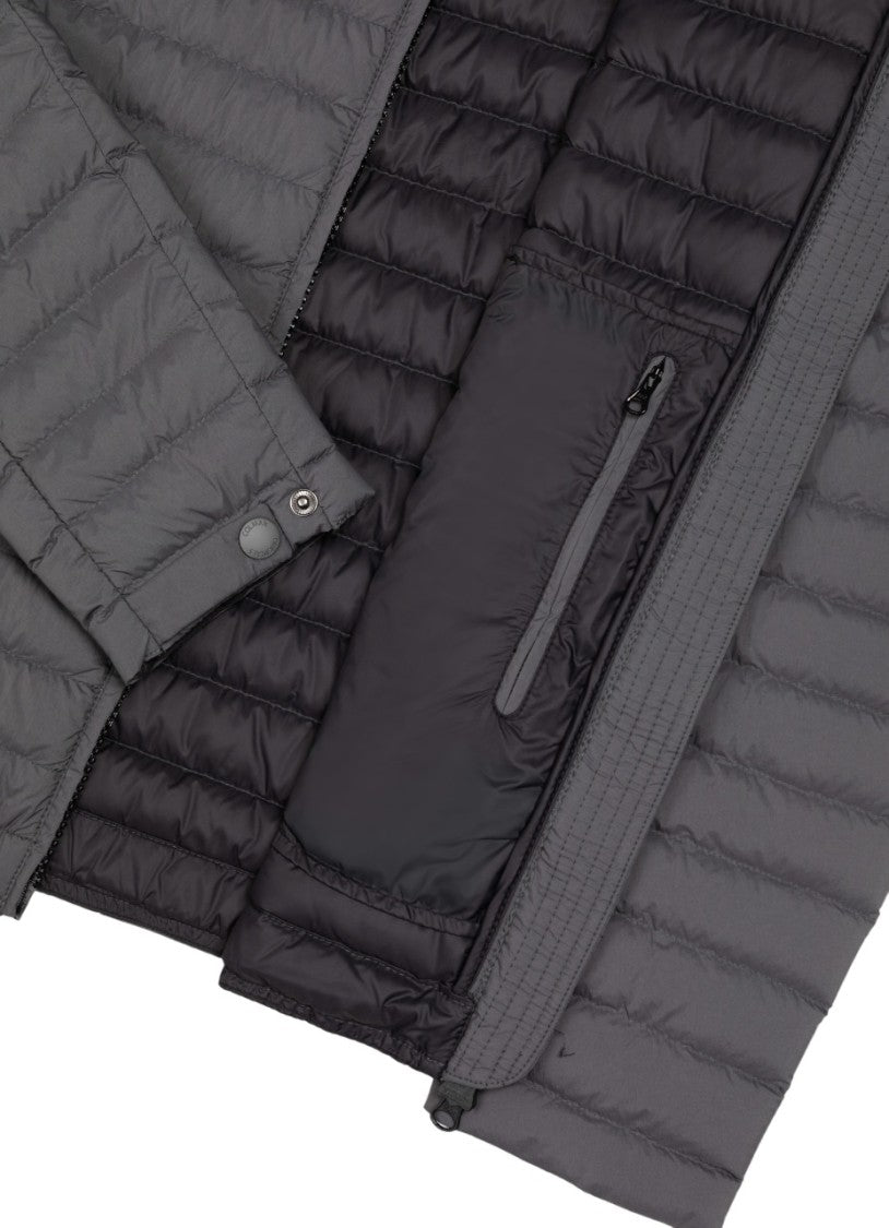 Colmar Originals Quilted Grey Down Jacket With Adjustable Hem