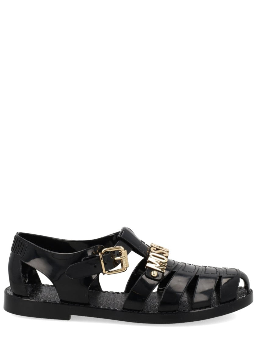 Moschino Jelly Cage Like Mesh Sandals