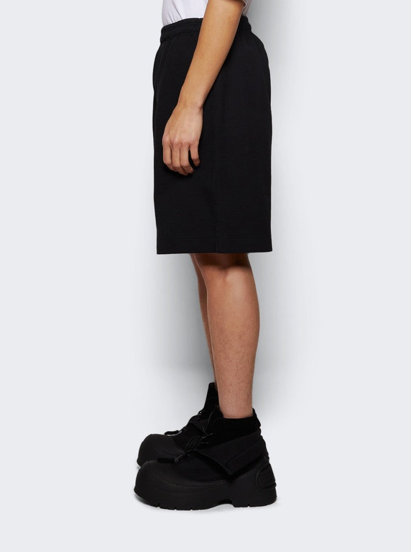 Vetements Embroidered Logo Shorts Black