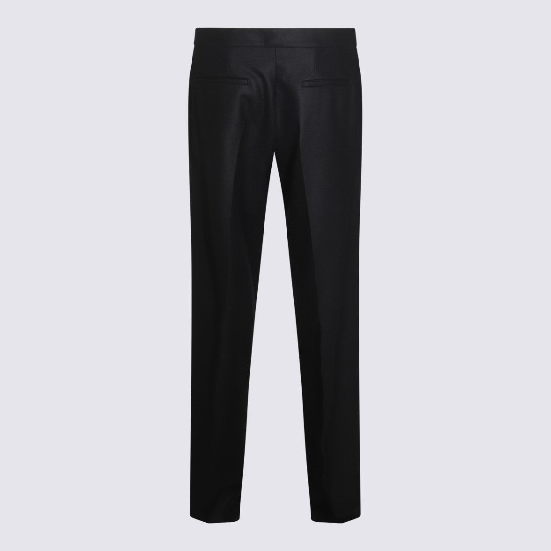 Jil Sander Tailored Black Trousers With Flat Front And Minimalist Design