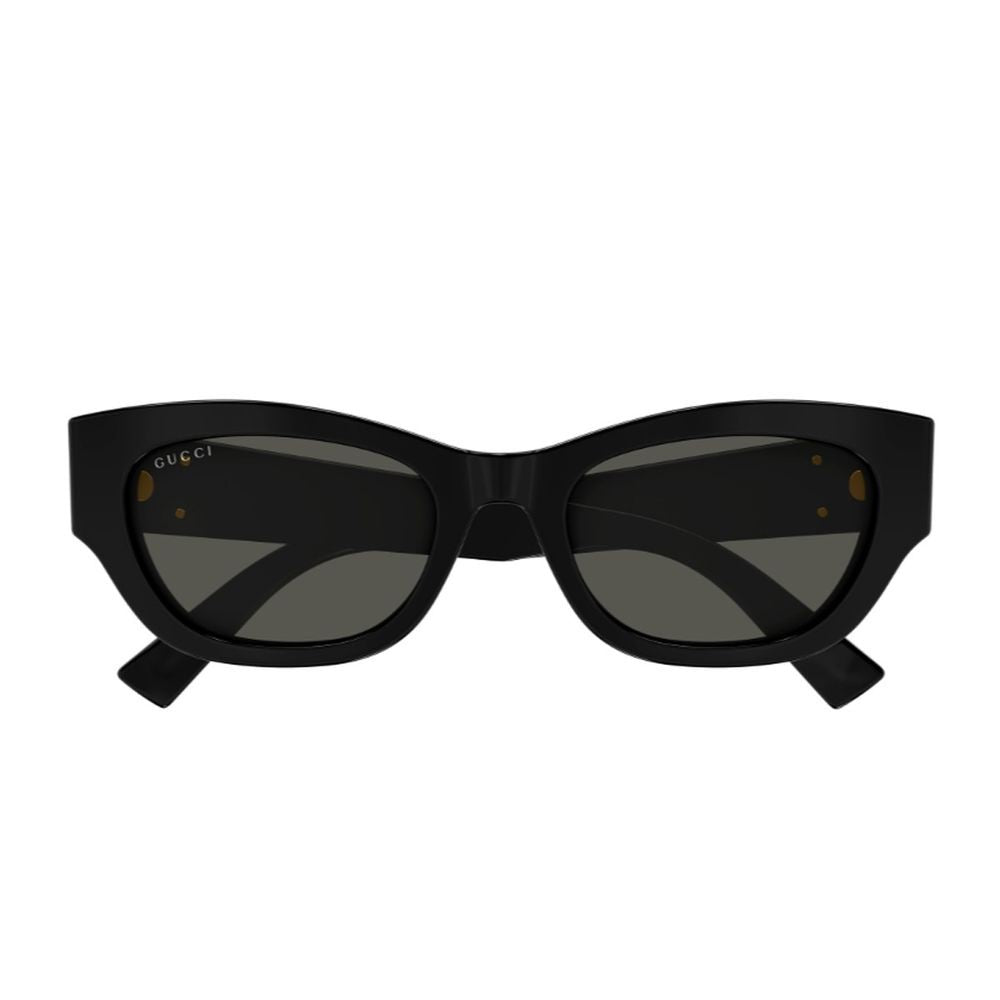 Gucci Gg1954sa Emblem Line Glossy Black Acetate Sunglasses