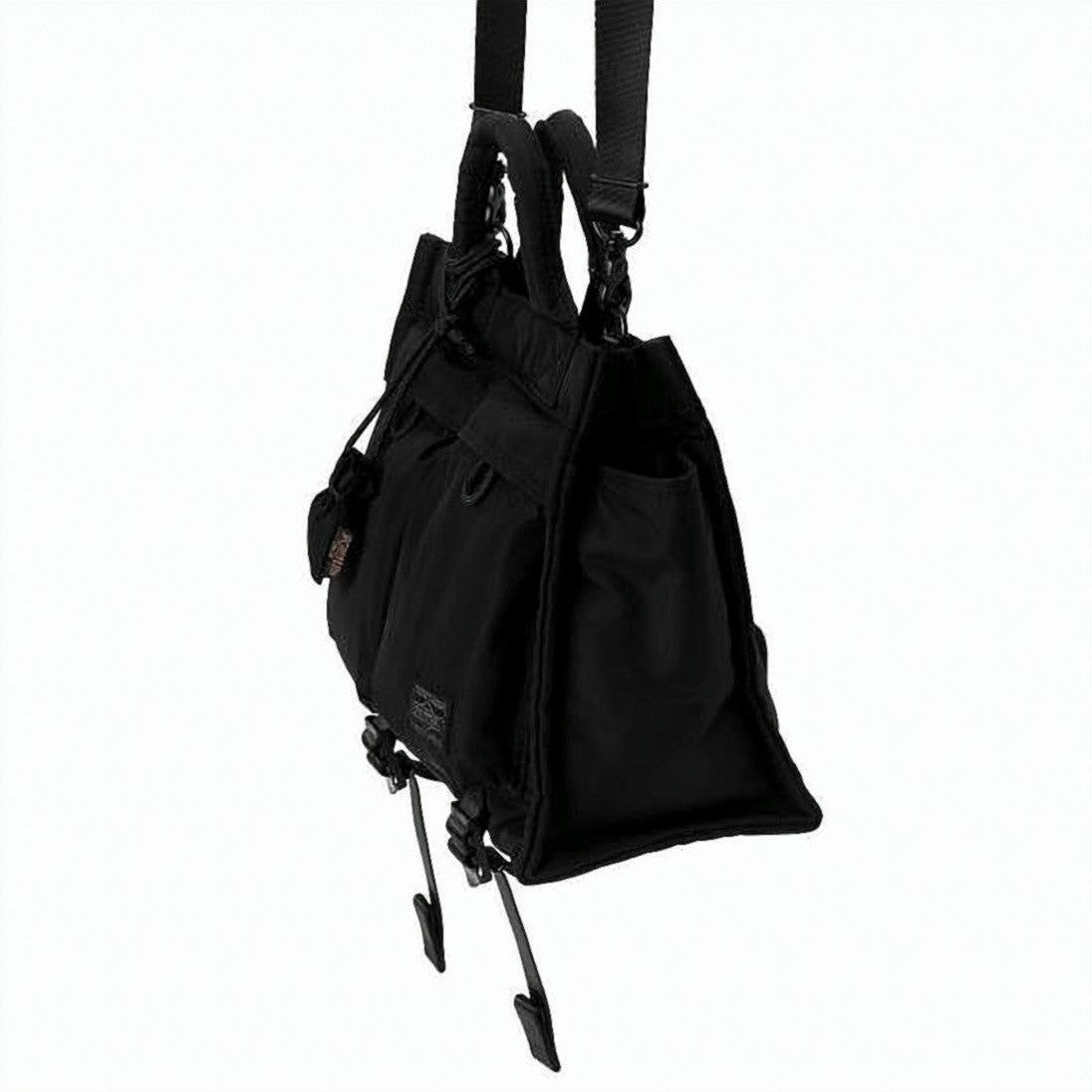 Porter Structured Nylon Shoulder Bag With Multi-Pocket Design