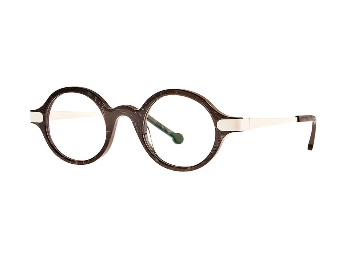 Theo Brown Duet Round Eyeglasses
