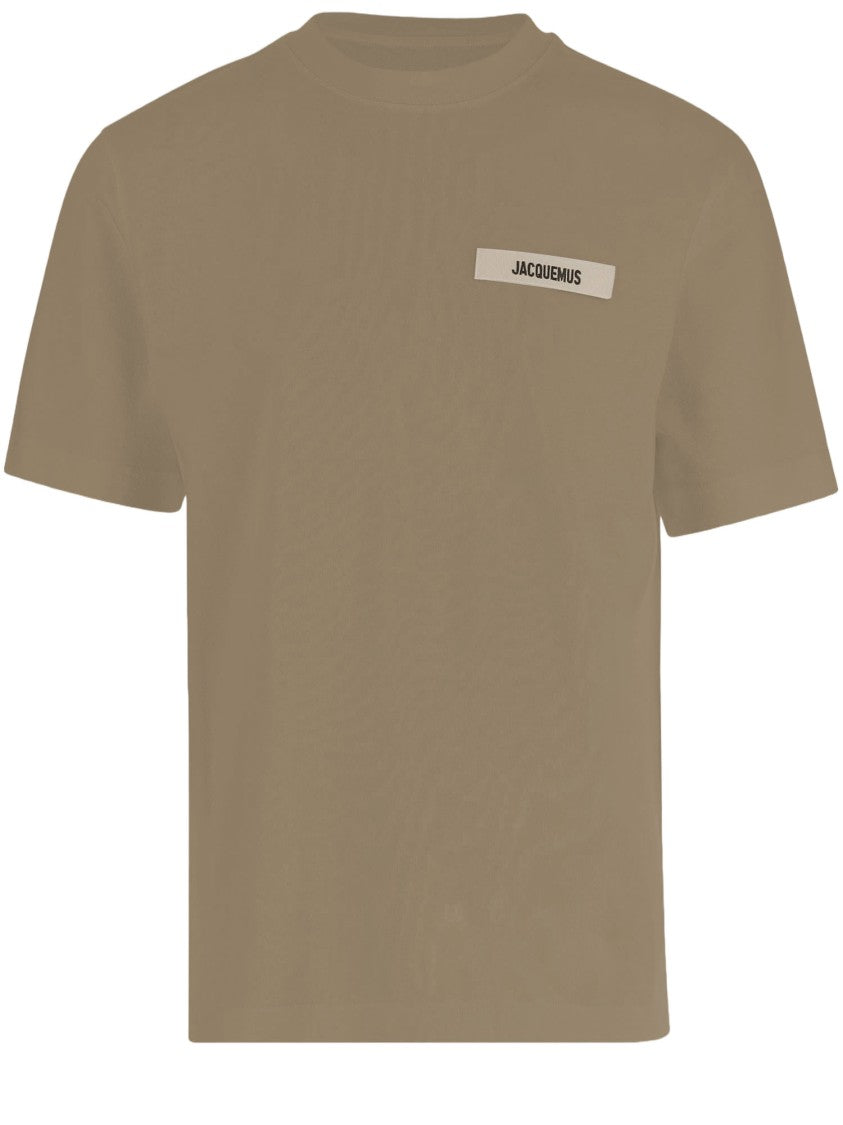 Jacquemus Ribbed Crew Neck Cotton T-Shirt