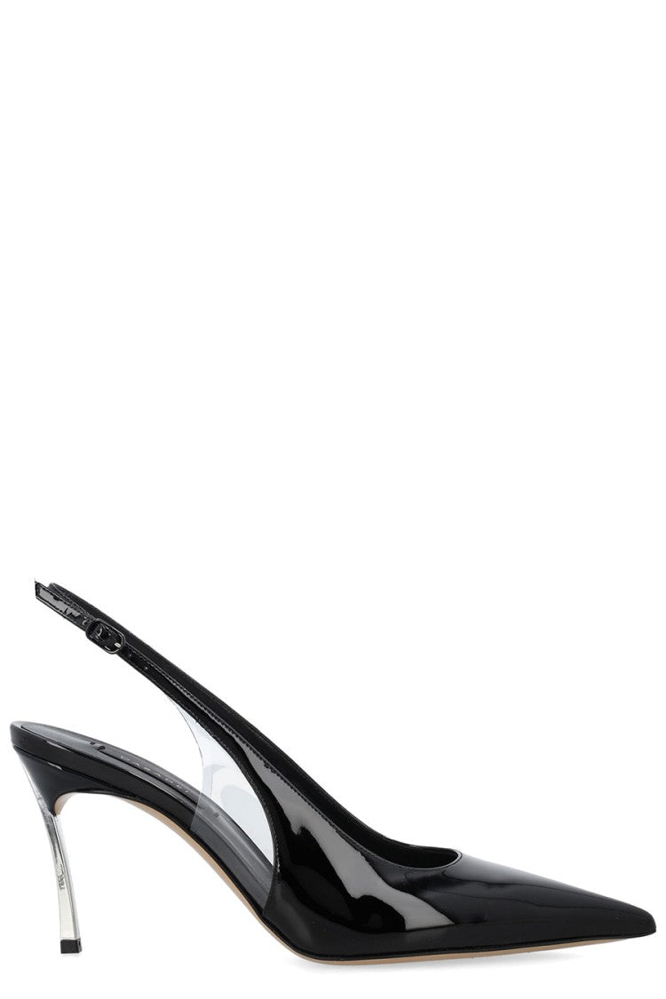 Casadei Black Leather Pumps