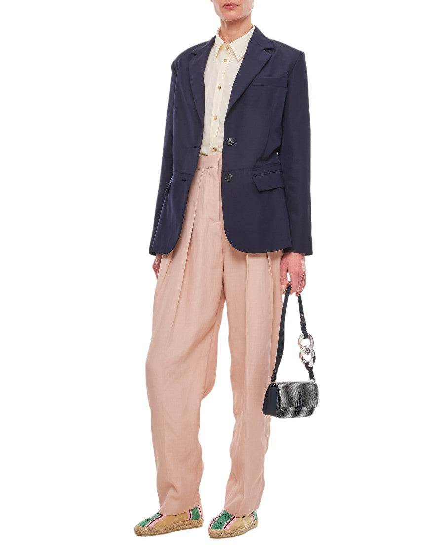 J. W. Anderson Single Button Oversize Blazer With Classic Notched Lapel