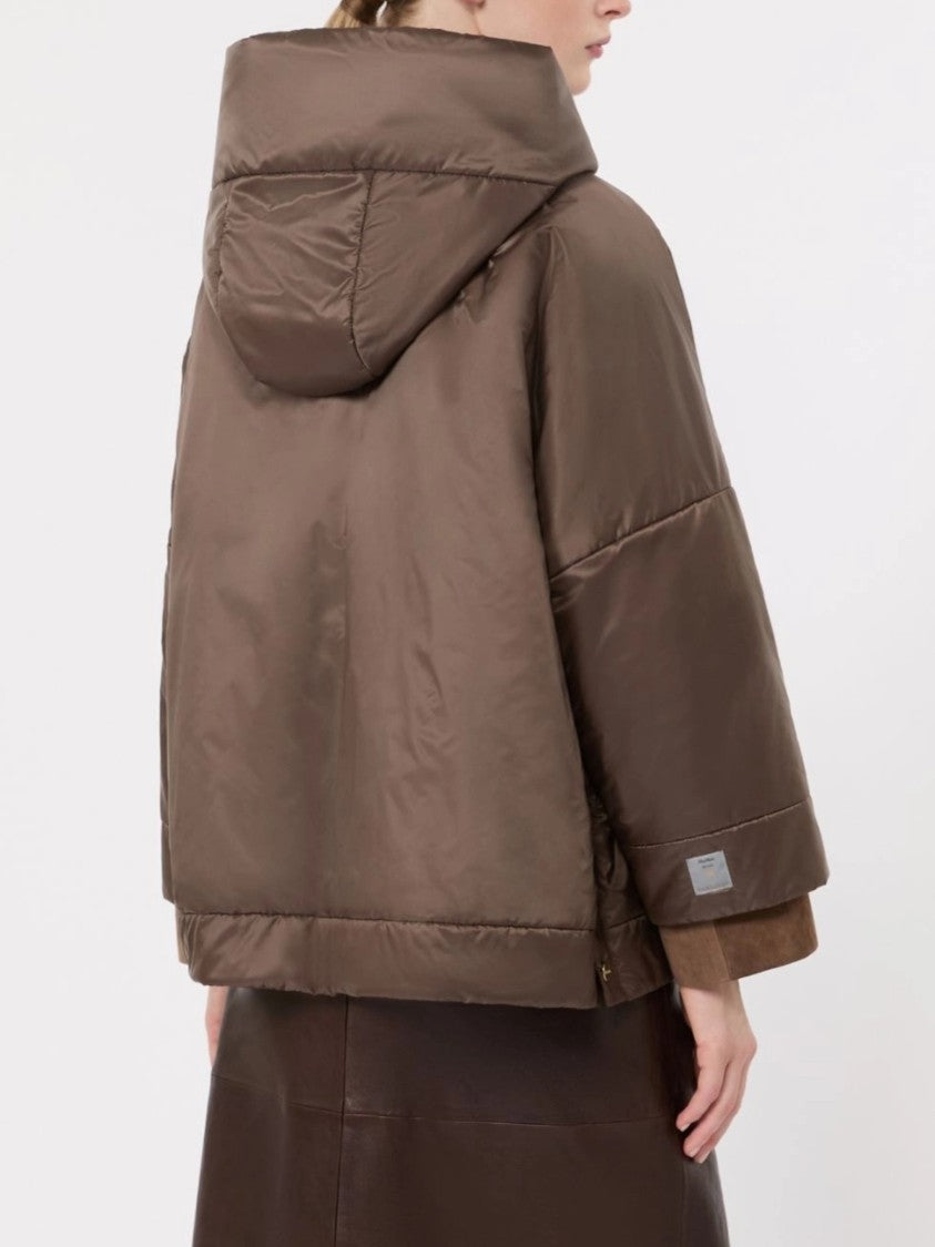 Max Mara Fiore Cropped Polyester Padded Jacket